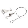 sourcing map Picture Hanging Wire Kit, 4Set 0.5M Hanging Wire