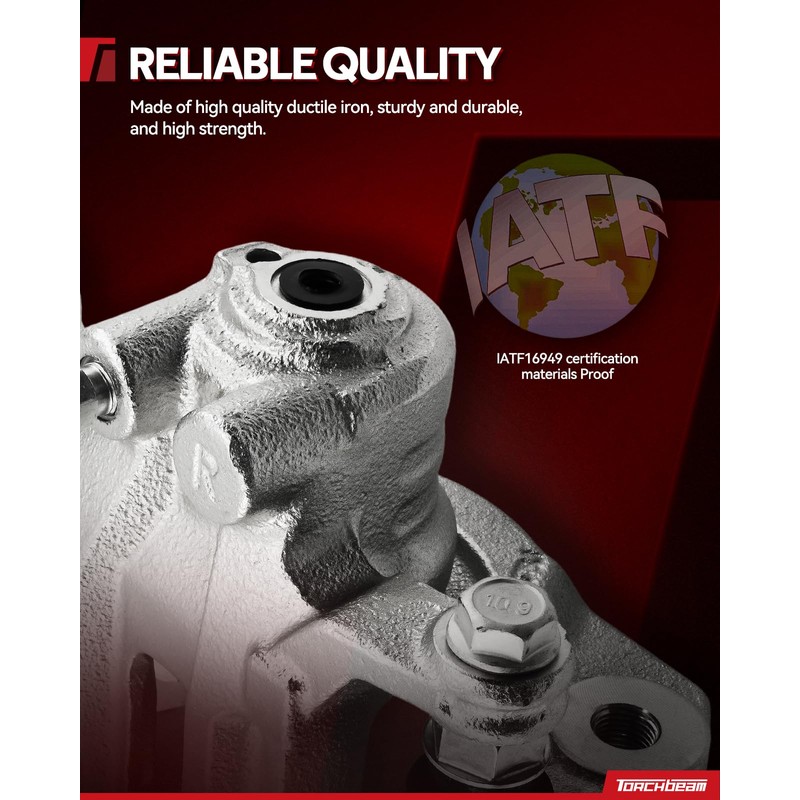 Torchbeam Front Brake Calipers Set for Toyota RAV4 2006-2018, Front