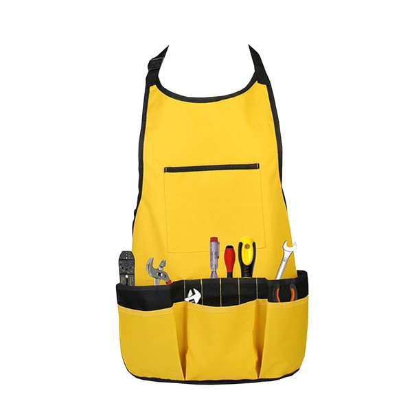 LIKPOJA Multi-function Waterproof Garden Aprons Gardening Tool Apron With Pockets