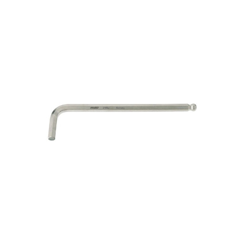HAZET Long Hex Key (Ball Point) 8mm 2105LG-08 202 x