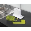 Joseph Joseph Kitchen Sink Set with Caddy, Edge Dish Brush