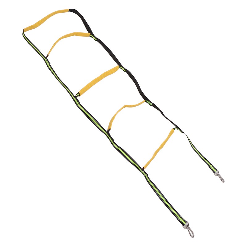 Boat Rope Ladder Portable 5 Step Folding Marine Rope Ladder