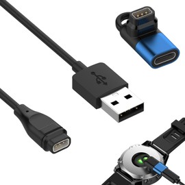 Nouiseuns for Coros Watch Charger Adapter with 1M USB Charging Cable Compatible with Coros Pace 3 Pace 2 Apex 2 Pro Vertix Series Smartwatch Fast Charging Replacement Accessory