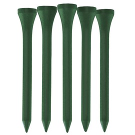 TH Golf Bamboo Golf Tees 70mm | Pack of 50 & 100 | Multiple Colour Options | Premium Eco Friendly Sustainable Durable Bamboo Golf Tees (Pack of 50, Dark Green)