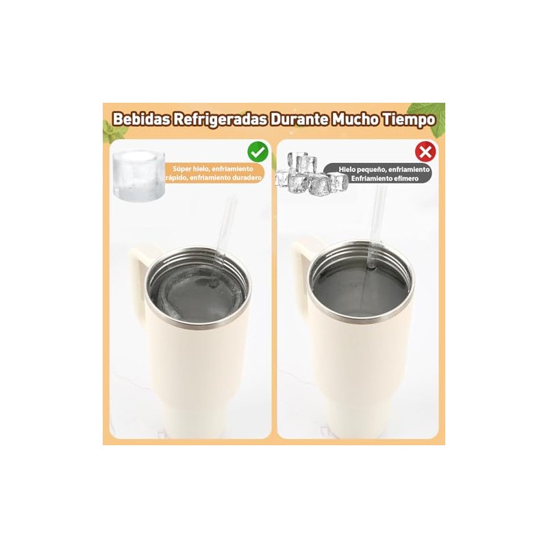 Bandeja de Hielo Ice Mold para Staney Copa, Moldes para