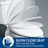 CHURCH 255SSC Commercial Open Front Plastic Toilet Seat, Heavy Duty