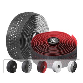 IKUOS Bicycle Handlebar Tape, Multiple Colors Available: Black, Black-White, Black-Red, White-White, White-Black (White-Black)