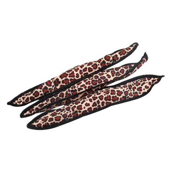 Baluue 6 Pcs Adorable Leopard Print Sponge Hair Rollers Easy