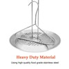 Intetiow Stainless Steel Turkey Chicken Fryer Accessory, Turkey Fryer Rack