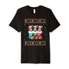 Ugly Xmas Sweater Havanese Dog In Christmas Socks Premium T-Shirt