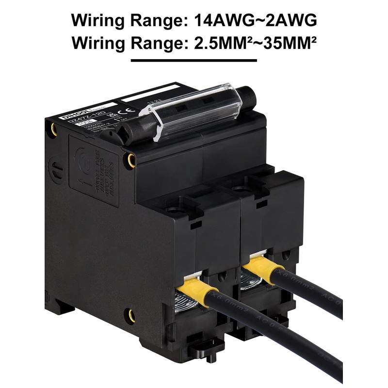 DC Isolator Switch 1000VDC Solar PV Circuit Breaker Photovoltaic Circuit