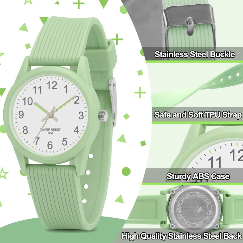 TENOCK Analogue Children's Watches for Boys Girls Children's Watches Time