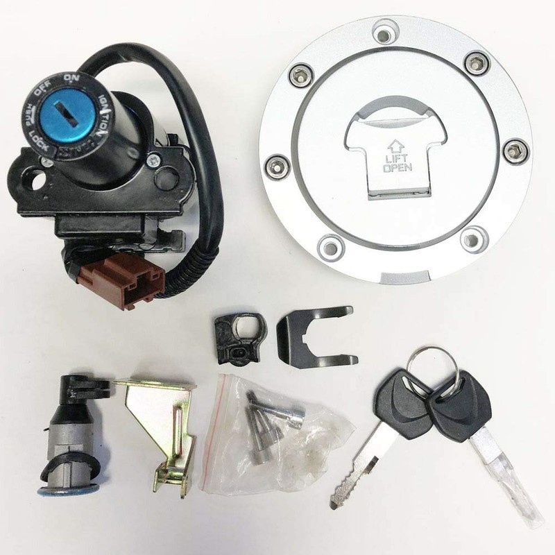 WOWTK Ignition Switch Fuel Gas Cap Seat Lock Key for