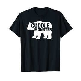 Cuddle Monster Bear Silhouette Fun Novelty T-Shirt