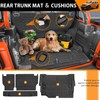 HUYINPJ Cargo Mat Backrest Mat Compatible with 2021-2024 Jeep Wrangler