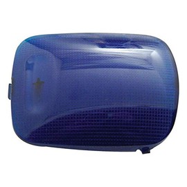 United Pacific 37051 - Dome Light Lens - Rectangular Dome Light Lens For 2006+ Peterbilt - Blue