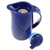 Helios Wave Push Thermos Flask Dark Blue 1 L -