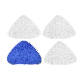 Surrgound Replacement Mop Pads Compatible with OCedar Vileda 100 Hot Spray and Steam Mop,4pk (White+Blue)