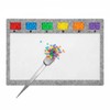 Bead Mat with Bead Scoop and Tweezers, 11.4x8inch Beads Design