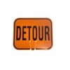 Plastic Traffic Cone Top Sign - DETOUR