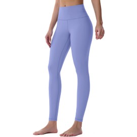 Sunzel Sunzfly Leggings for Women, High Waisted Yoga Pants, Squat Proof, Buttery Soft for Workout, 28" Leggings (Small, Periwinkle)