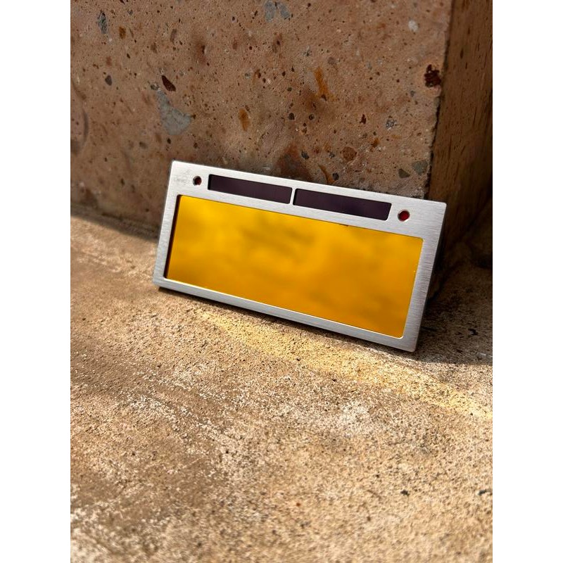 Rod Shield blue puddle gold front automatic welding lens:_Shade 11