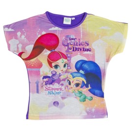 Shimmer And Shine Girls Short Pyjamas Pink Size 1.5-2