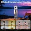NineAnts 2-in-1 Mini Lanterns and Rechargeable Flashlights with 7 Modes