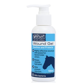 VetSet Animal Wound Gel 100ml – Herbal Animal Skin Care | Wound Care For Pets and Animals | Soothes & Protects Cuts, Grazes & Bites | Hydrating Skin Repair for Horses, Dogs, Cats & Livestock