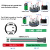 15Amp 16mm Latching Push Button Switch IP67 Waterproof, SPST 1NO,