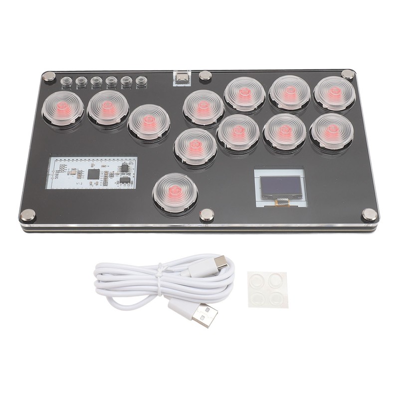 All Button Arcade Controller 12 Keys Supports Hot Swap and