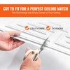 VEVOR Ceiling Tiles, 12-Pack 24 x 24 in, Drop Ceiling