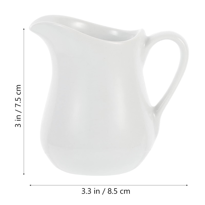 White Milk Churn Jug | Ceramic Milk Creamer| for Serving