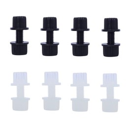 P1Tools Nylon License Plate Frame Bolts & Nuts & Screws Fasteners for Motorcycle, License Plate Screw Bolts