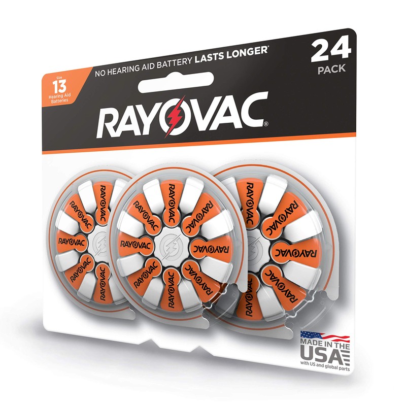 Rayovac Hearing Aid Batteries Size 13 for Advanced Hearing Aid