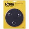 Lodge asmmtASMMT Imán – Salvamanteles, 14,6 cm de silicona, color negro