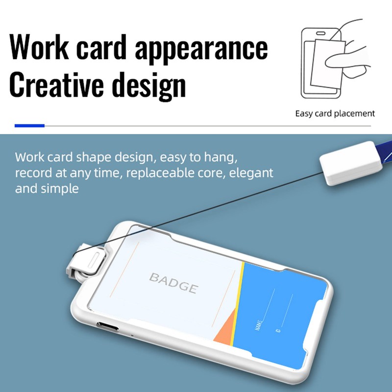 ID Card Voice Recorder AI Intelligent HD Noise Cancellation Voice