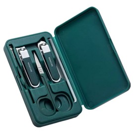 On On Vivid Portable Nail Clippers 5-piece set, 1 set, Deep Green / 온온 비비드 휴대용 손톱깎이 5종 세트, 1세트, 딥그린