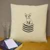 Azeeda 40cm x 40cm 'Relaxed Sphinx Cat' Canvas Cushion Cover