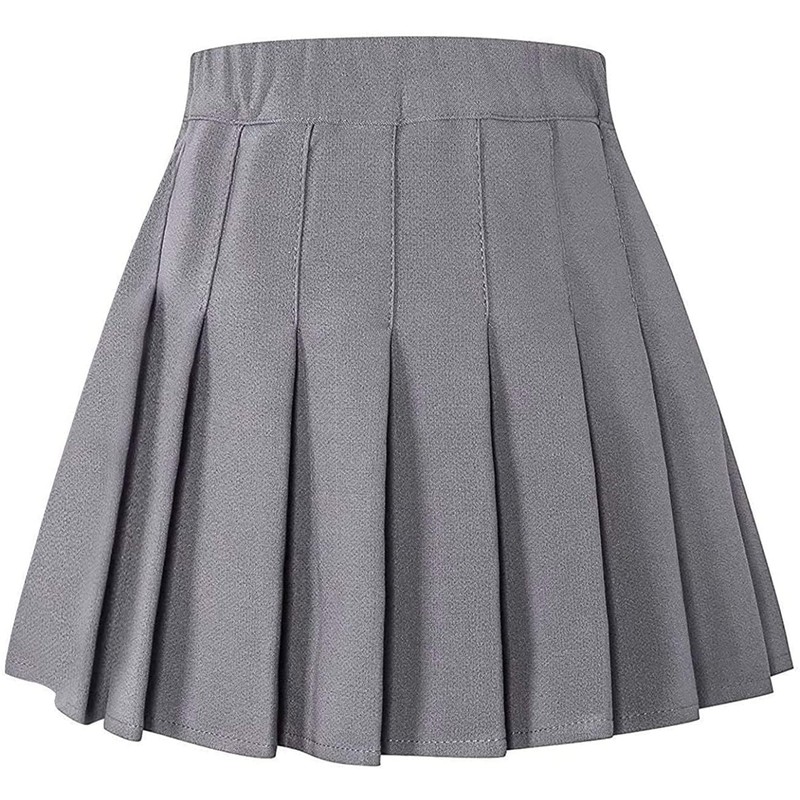 SANGTREE Falda Plisada para mujeres con cómoda Banda elástica Casual,