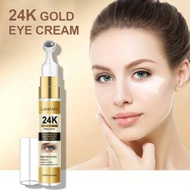 24K Gold Body Cream, Anti-Wrinkle Formula, Helps Reduce Dark Circles and Under-Eye Puffiness