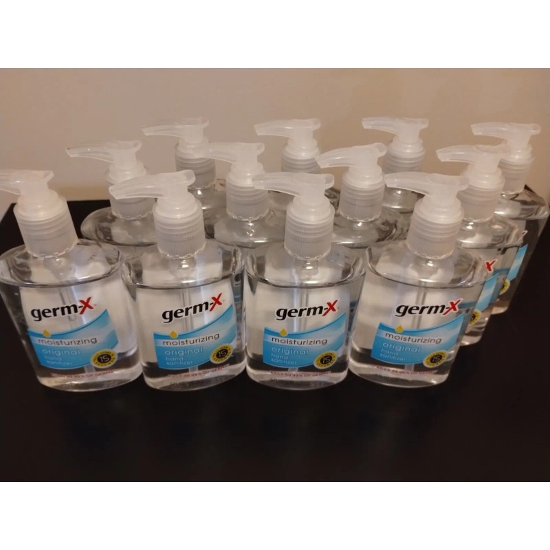 Germ-X LOT OF 12 bottles Germ-X Moisturizing Hand Sanitizer 8