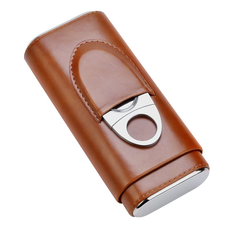 SEEJI Cigar Case Travel - Cigar Humidor Accessories - Cigar