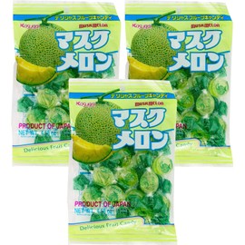 Kasugai Muskmelon Candy 4.62oz (3 Pack)