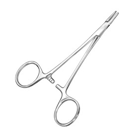 Webster Needle/Suture Holder Driver with Ultra Smooth Jaws (SNAG -Free) - Ratcheted/Locking Mechanism Forceps - HIGH Quality Stainless Steel (1, 5")