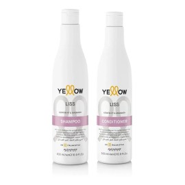 Shampoo  Acondicionador Liss Yellow Therapy Alfaparf                                                                                                  