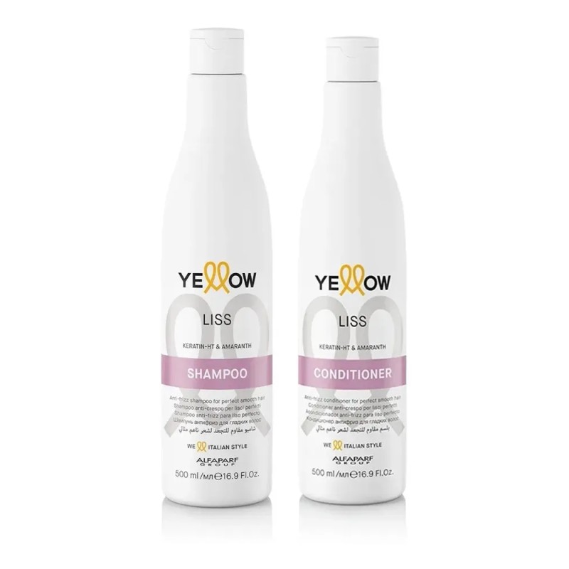 Shampoo + Acondicionador Liss Yellow Therapy Alfaparf