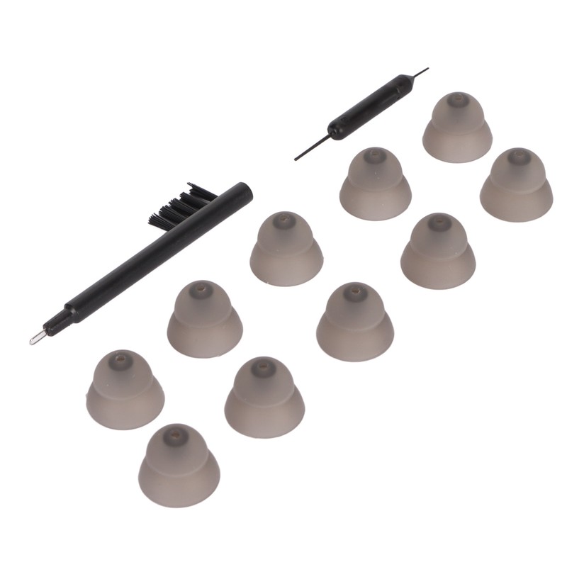10pcs Sound Aid Replacement Domes Double Layers Sound Amplifier Earbud