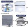 Sunflora Picnic Backpack for 4 Person with Blanket Picnic Basket