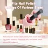 Luxe Louise Nail Polish Holder, Anti-Spill Silicone Nail Polish Holder